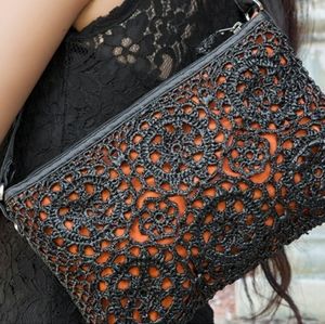 NWT- Smateria 'Upcycled' Zippered Evening Bag